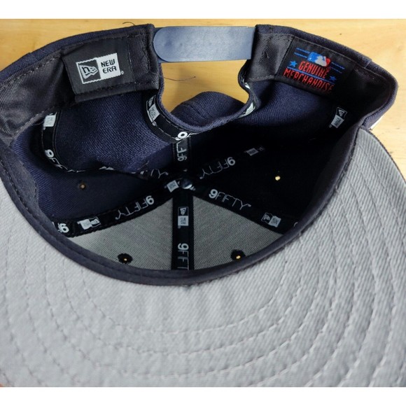 New Era 9Fifty Men's Cap Houston Astros World Series 2017 Navy Blue Snapback Hat - Picture 7 of 7